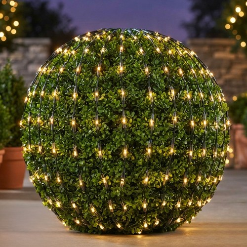 Led lichterkette buchsbaum - lichterkette,